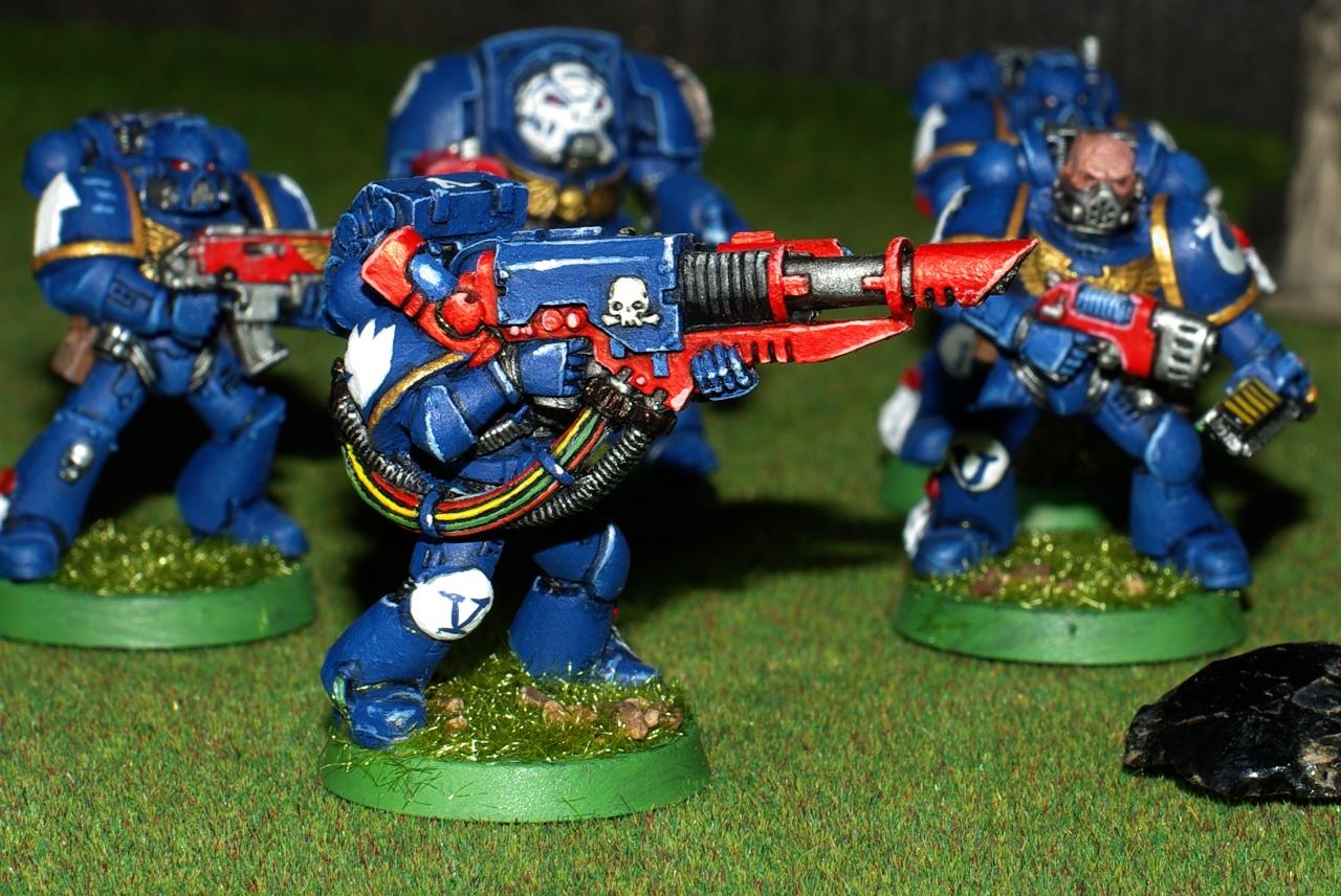 Devastators Space Marines Ultramarines Ultramarine Devastator Lascannon Gallery Dakkadakka 4479